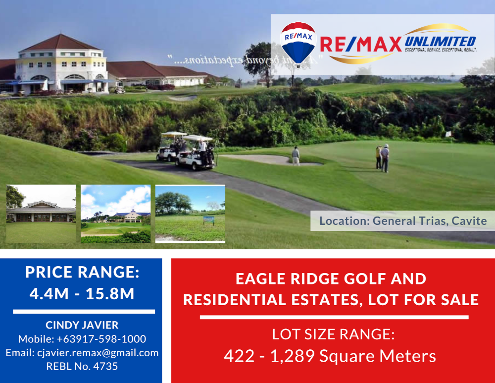 PD0161 Eagle Ridge Golf and Residential Estates, Lot For Sale Remax