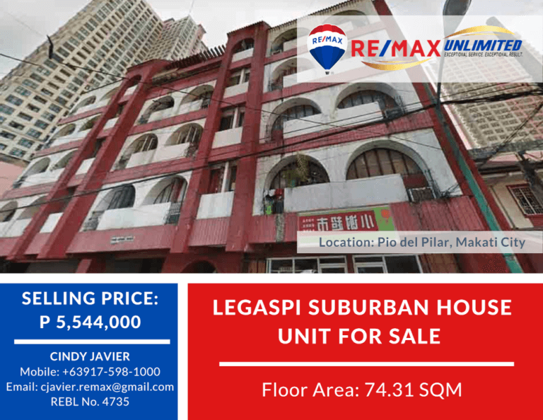 PD0157 – Legaspi Suburban House, Unit For Sale – Remax Unlimited