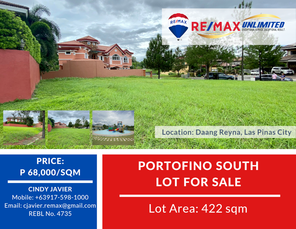 PD0444 Portofino South Lot For Sale Remax Unlimited