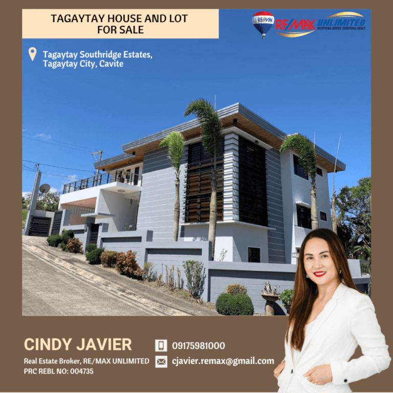 PD0469 Tagaytay Southridge Estates House and Lot For Sale Remax