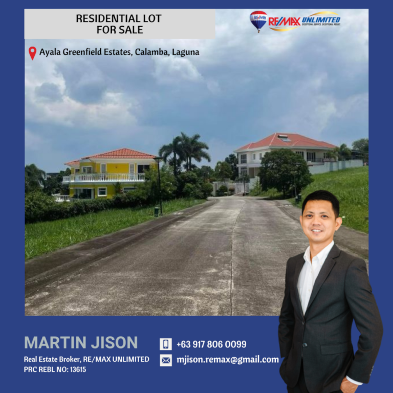 PDM067 Ayala Greenfield Estates Lot For Sale Remax Unlimited
